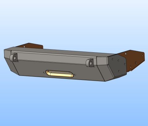 Iron Rock Off Road: Mamba - XJ Front Modular Bumper